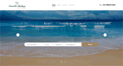 Desktop Screenshot of emeraldsholidays.com